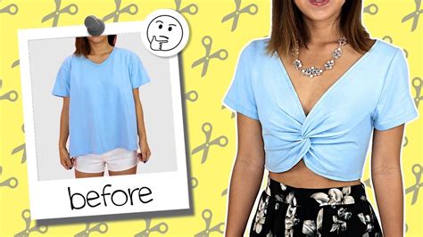 cool ways to crop shirts.